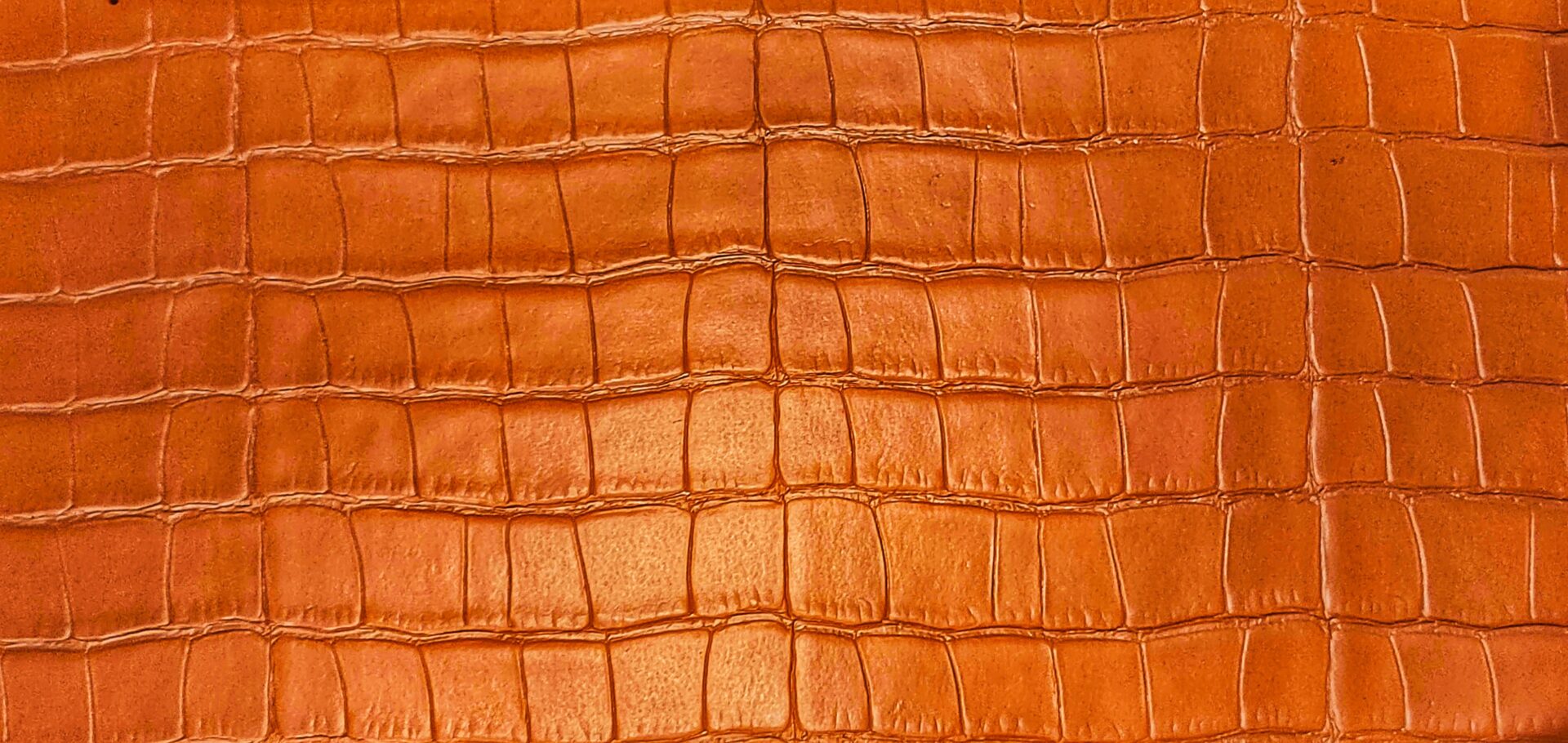 Close-up of a bronze leather pattern